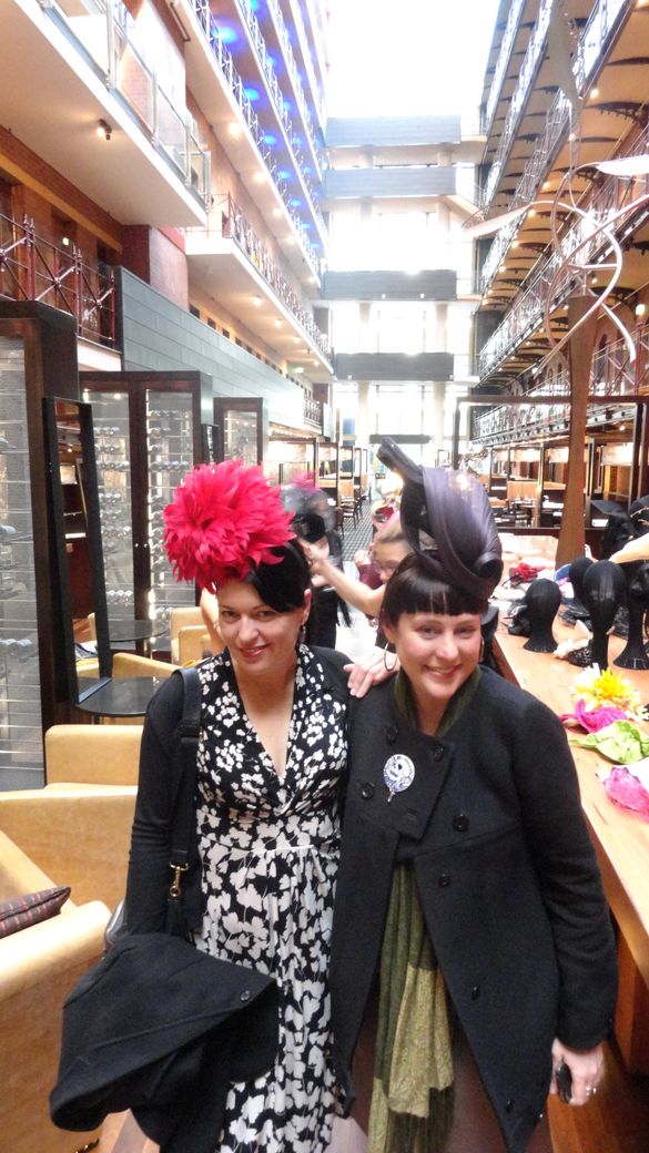 Rachel Burns from Marist Youth Care and Rose Cox from City Central Property Services enjoying the inaugural 4 O\'Clock Fridays