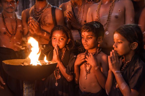 Temple Children Tiruvanamalai