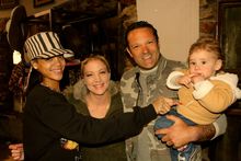 Rihanna with Searl Derman and family at Aquila