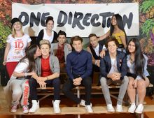 Directioner fans meeting the One Direction wax figures for the first time at Madame Tussauds Sydney