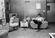 With high school sweetheart, Barbara July 4, 1956 © Alfred Wertheimer. All rights reserved.