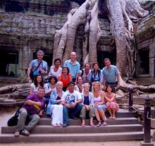 Skyros Cambodia Group at Angkor Wat