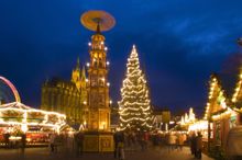 Pyramid On Erfurt Christmas Market