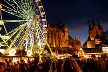 Ferris Wheel On Erfurt Christmas Market