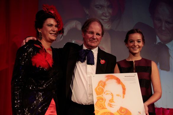 Francoise Scheepers, Michael Morpurgo and Celine Buckens