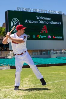 Paul Goldschmidt at Sydney Cricket Ground