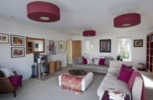 First floor living space at The Tower House, Dartmouth