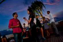Cocktails at Luna Roof Bar