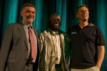 Ireland’s Ambassador to Zambia and Namibia with Sem Shikongo of Namibia Tourism Board and ATTA President Shannon Stowell after t