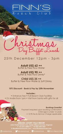 Christmas at Finn's Beach Club