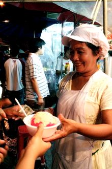 Thai Street Food Ice Cream Vendor