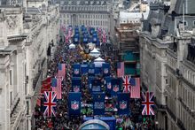 NFL on Regent Street traffic-free event