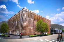 Rendering Of New Aspen Art Museum Slated For Grand Opening In August 2014. Image Courtesy Of Shigeru Ban Architects