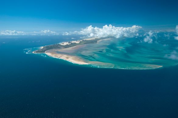 Aerial View of Bazaruto Island 