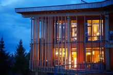 extÇrieur chalet nuit-AiguilleGrive