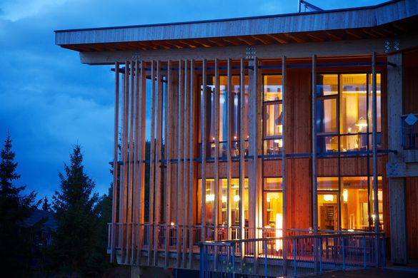 extÇrieur chalet nuit-AiguilleGrive