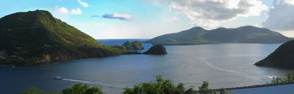 View of Les Saintes, Guadeloupe Islands