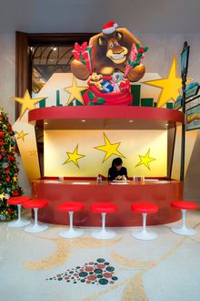 A series of fun and interactive game booths await visitors at Merry Madagascar with the DreamWorks Gang.  