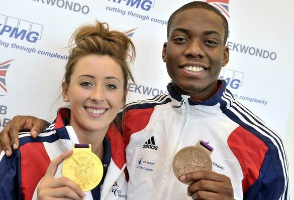 Jade Jones Lutalo Muhammad Olympic Medal 