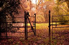 British History Breaks_Middlethorpe Hall_York_Autumn Garden Gates