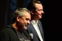 Michael Mack, Member of the Executive Board of Europa-Park, with French star director Luc Besson