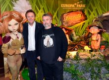 Europa-Park owner Roland Mack with French star director Luc Besson