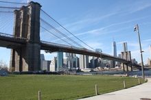 A view of the Brooklyn Bridge