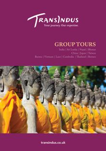 New Group Tour Brochure From TransIndus