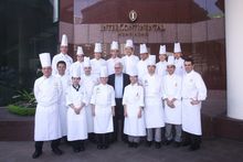 Alain Ducasse with Hong Kong Student Chefs at InterContinnental Hong Kong