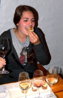 Cupcakes and wine