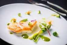 Turbot with umbria chickpeas, apulian broccolini and pesto sauce  (only for New Year Eve and New Year Day Set Dinner)