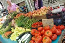 Farm produce, soon to be en route to table, in Croatia
