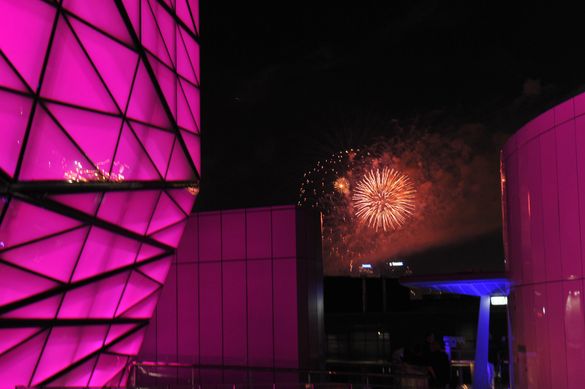 Fireworks at The Star Event Centre