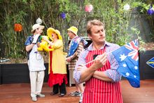 The cast of AUSTRALIA DAY, opening January 25