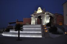 Cascade Hotel Entrance Night