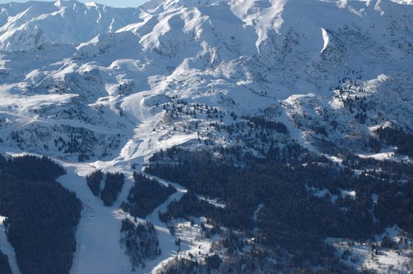 Looking out over The 3 Valley\'s