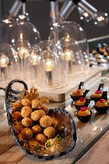 Feel Electric - electrifying tapas selection and energizing drinks sipped out of the “light bulbs” will surely help to spark new