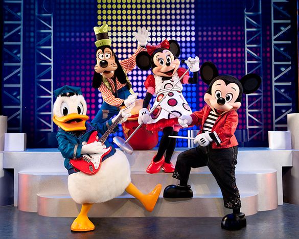 Mickey Mouse And His Band Of Friends, Minnie Mouse, Donald Duck And Goofy Will Be Performing In A Music Mash-Up When Disney Live