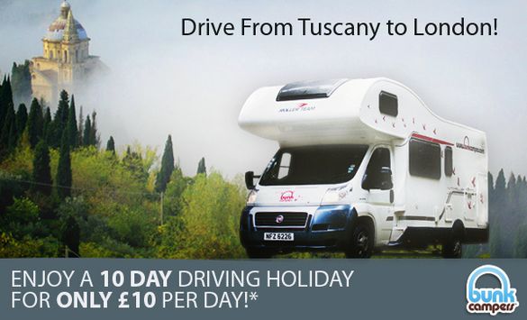Bunk Campers - Campervan relocation Europe, UK