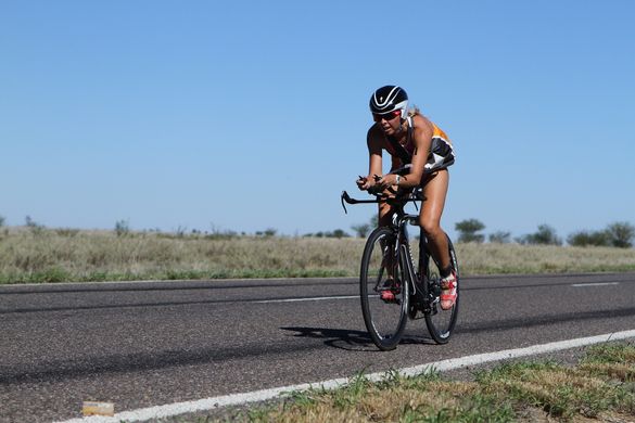 Olympian Emma Jackson during the 2013 Cannington Dirt n Dust Triathlon