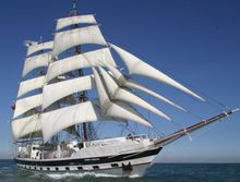 Stavros S Niarchos Taking Part In Falmouth To Royal Greenwich Tall Shpis Regatta 2014