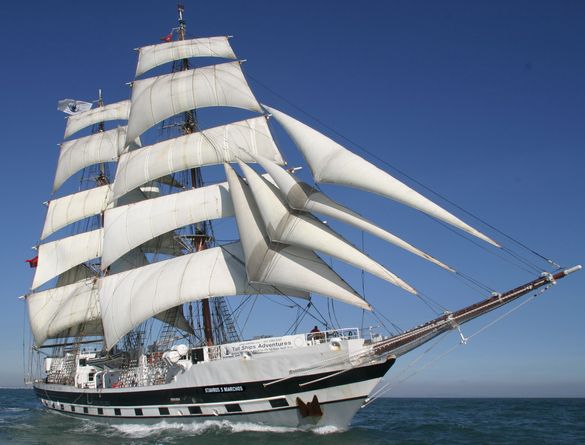 Stavros S Niarchos Taking Part In Falmouth To Royal Greenwich Tall Shpis Regatta 2014