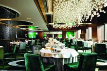 Vibrant modern décor by Charles Allem matched with green views of the Kowloon Park   