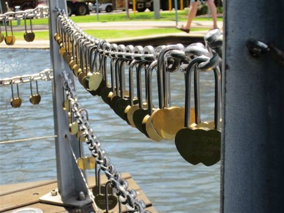Love Locks at The Bell Tower