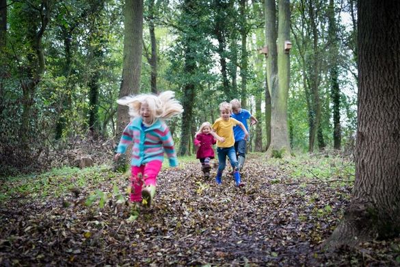 Kids Running 