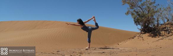 Yoga in the dunes