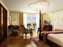 Artist\'s impression of Maharaia Suite aboard the RV Ganges Voyager