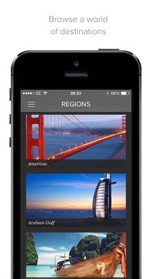 Browse a world of luxury destinations on the go