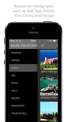 Browse by holiday type, such as golf, spa, family fine dining and escape