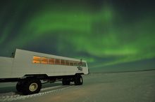 Only in Churchill, Manitoba, the ability to view northern lights from the warmth and comfort of a Tundra Buggy@. 